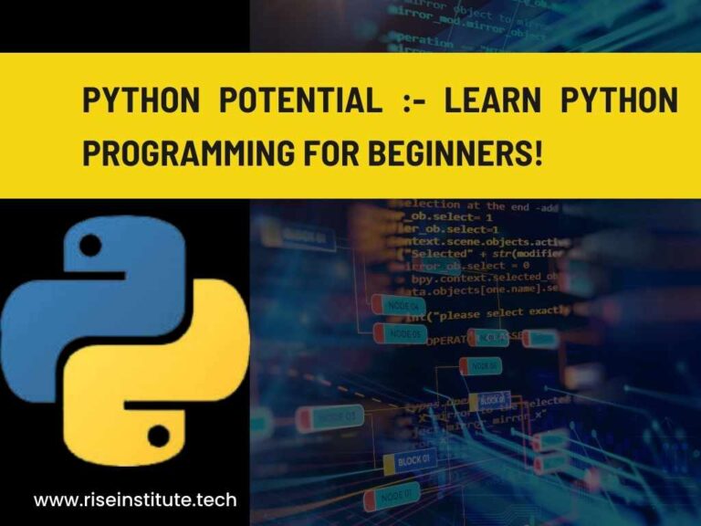 Python Potential: Learn Python Programming For Beginners!