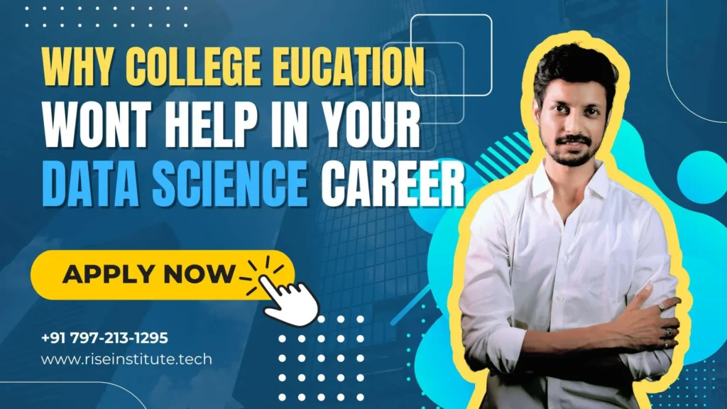why college education wont help in your data science career blog post banner